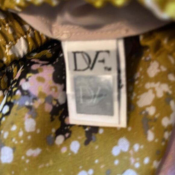 New! Diane von Furstenberg Jade SILK Skirt in Stella Fresco Rock Size M - Picture 14 of 16